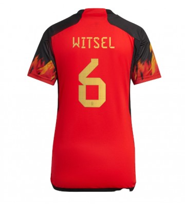 Belgia Axel Witsel #6 Hjemmedrakt Kvinner VM 2022 Kortermet